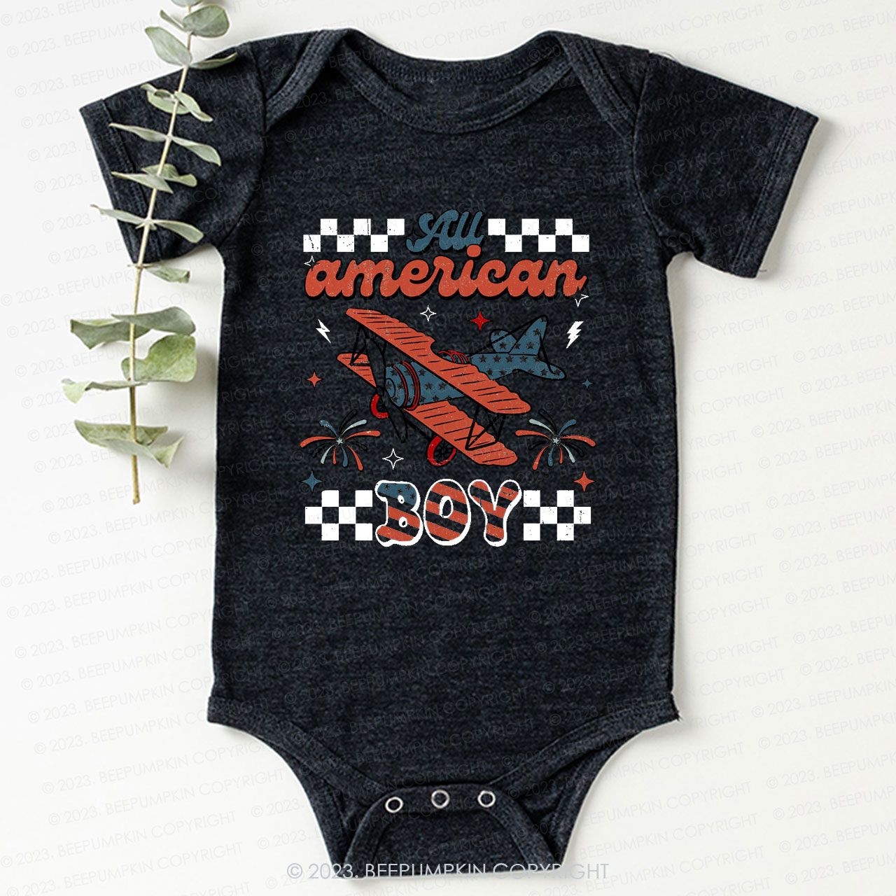 Fourth Of July Bodysuit For Baby 