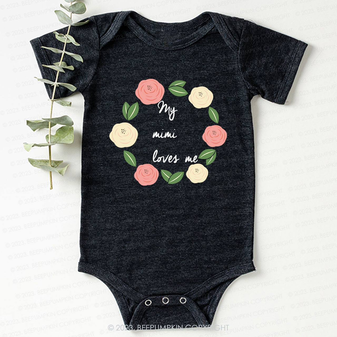 My Mimi Loves Me Bodysuit For Baby 