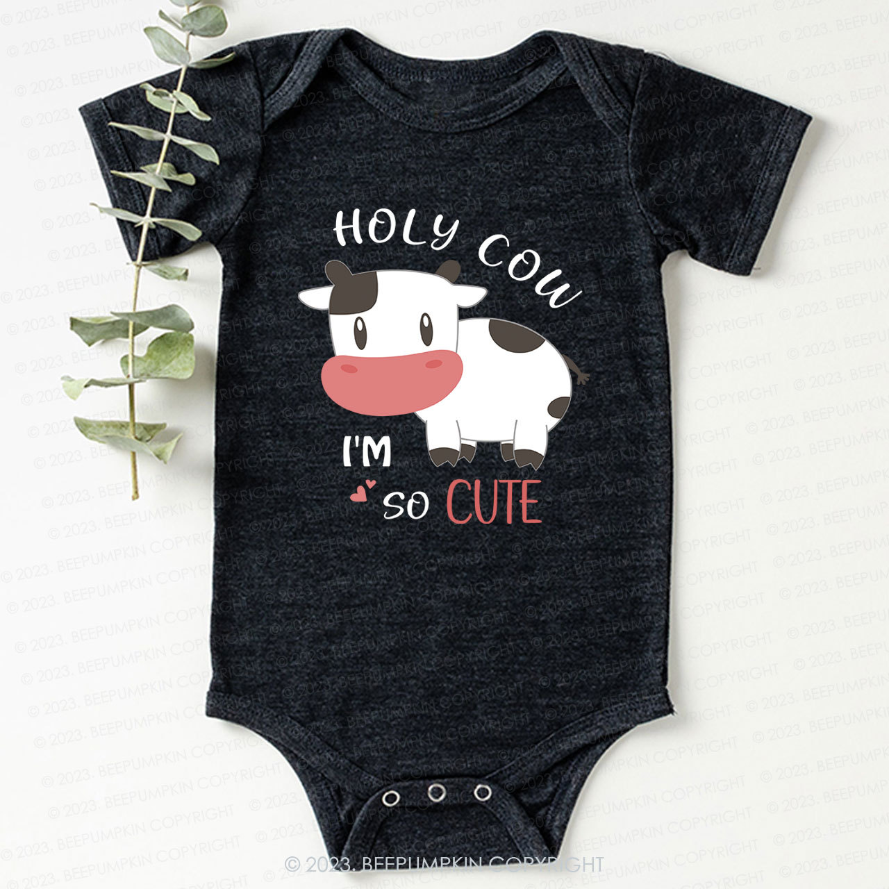 Holy Cow Bodysuit For Baby 