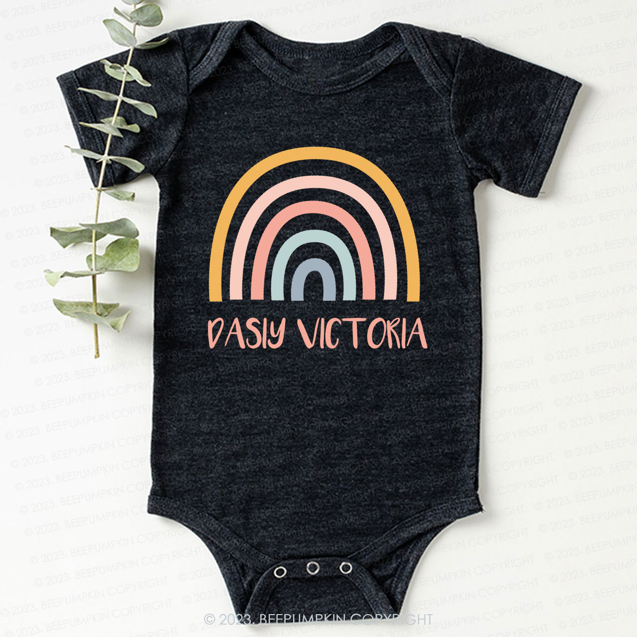 Rainbow Colorful Bodysuit For Baby 