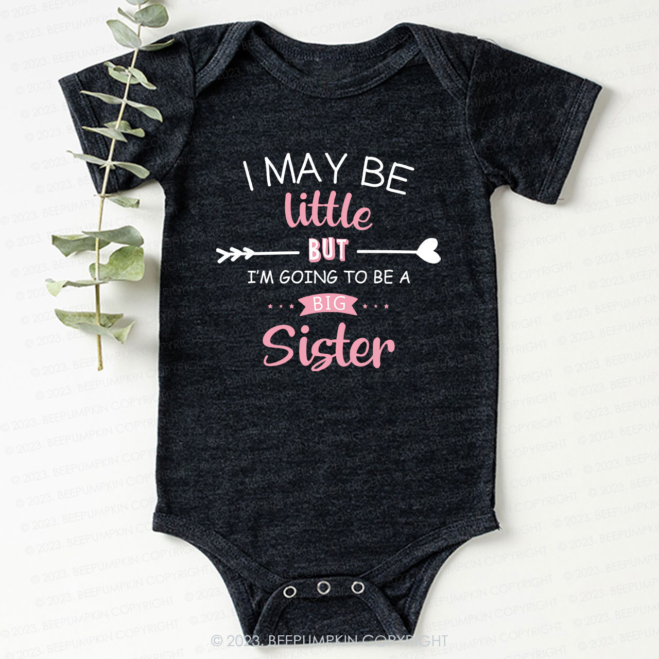 Sibling Birth Announcement Bodysuit For Baby 