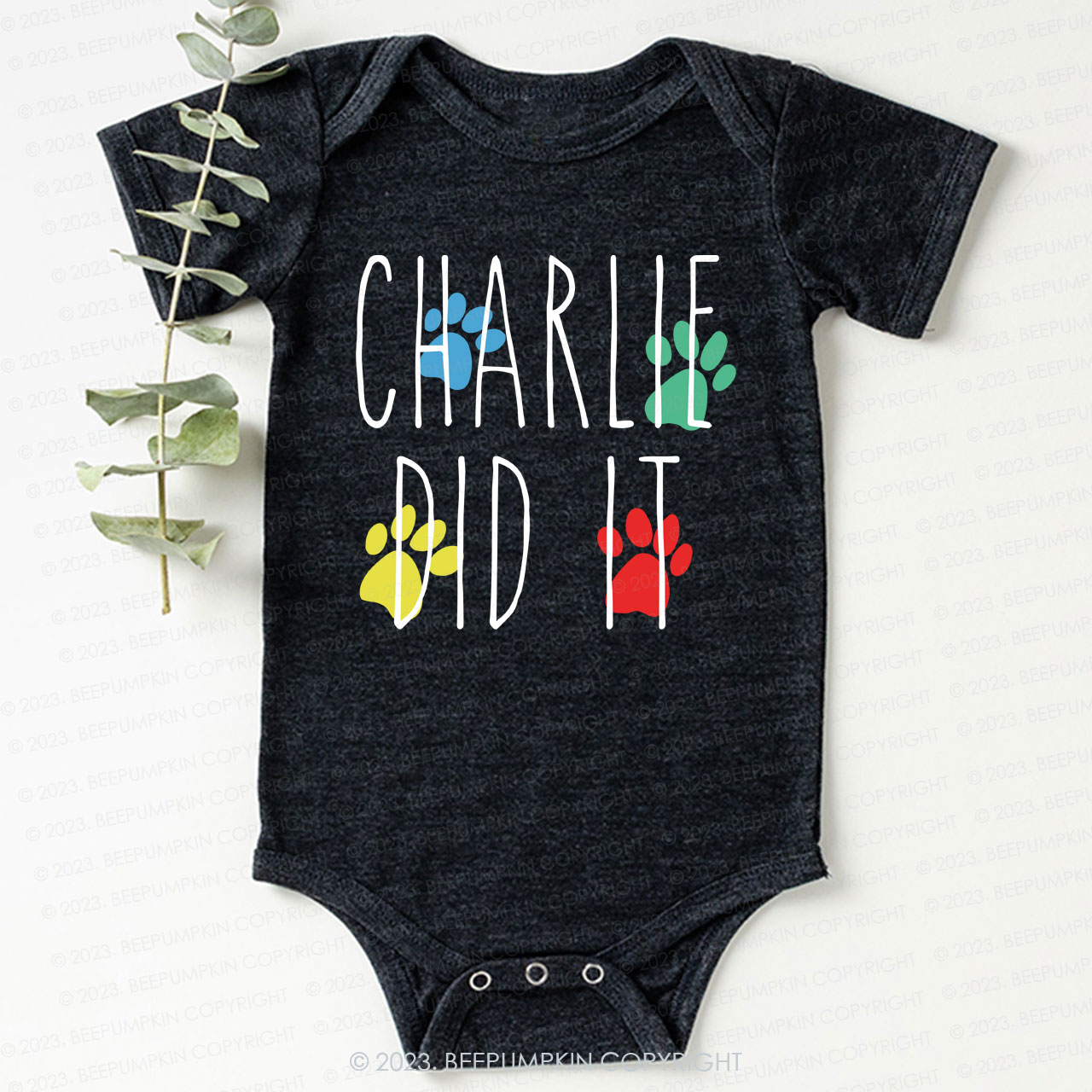 The Dog Did It Bodysuit For Baby 