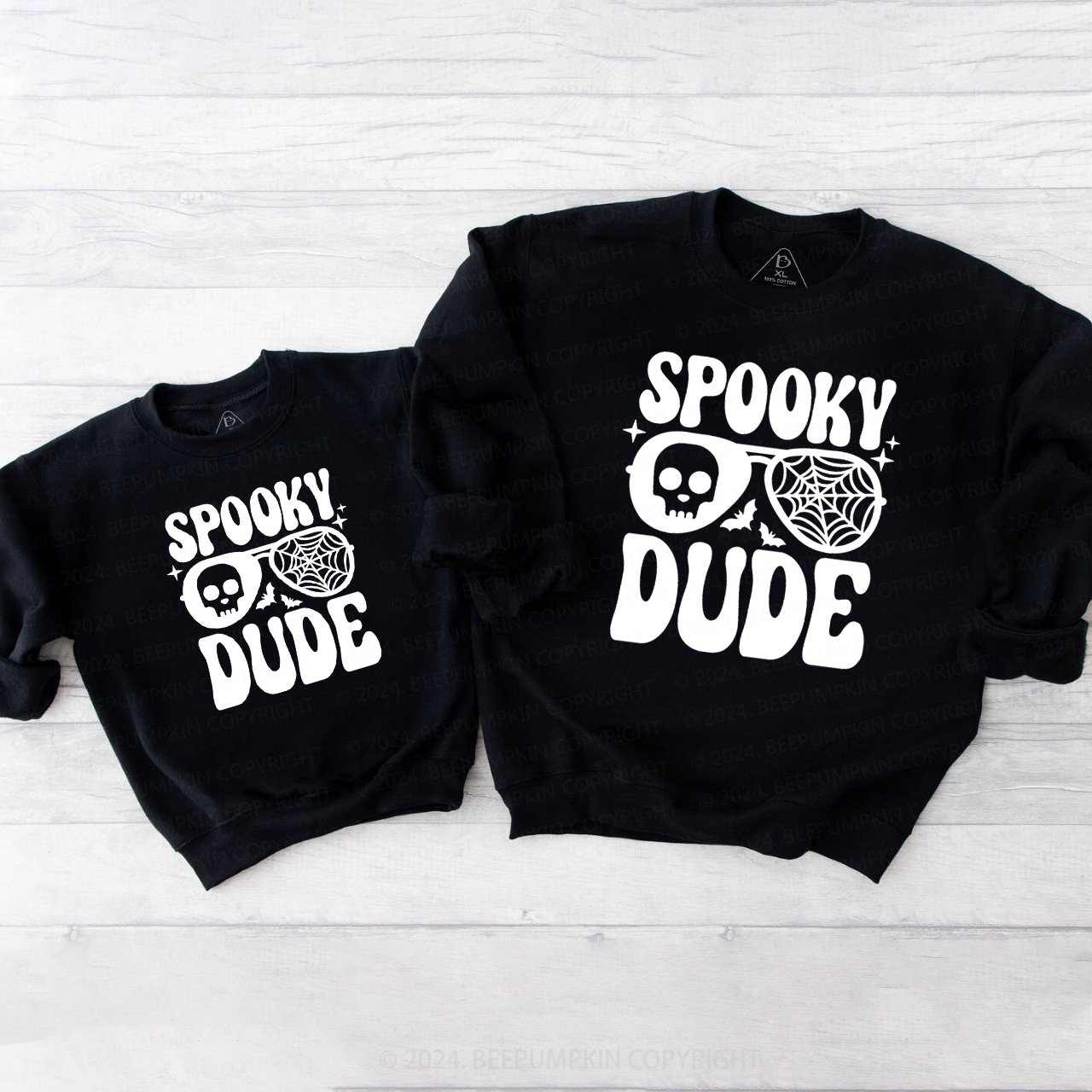 Spooky Dude Halloween Family Matching Sweatshirt