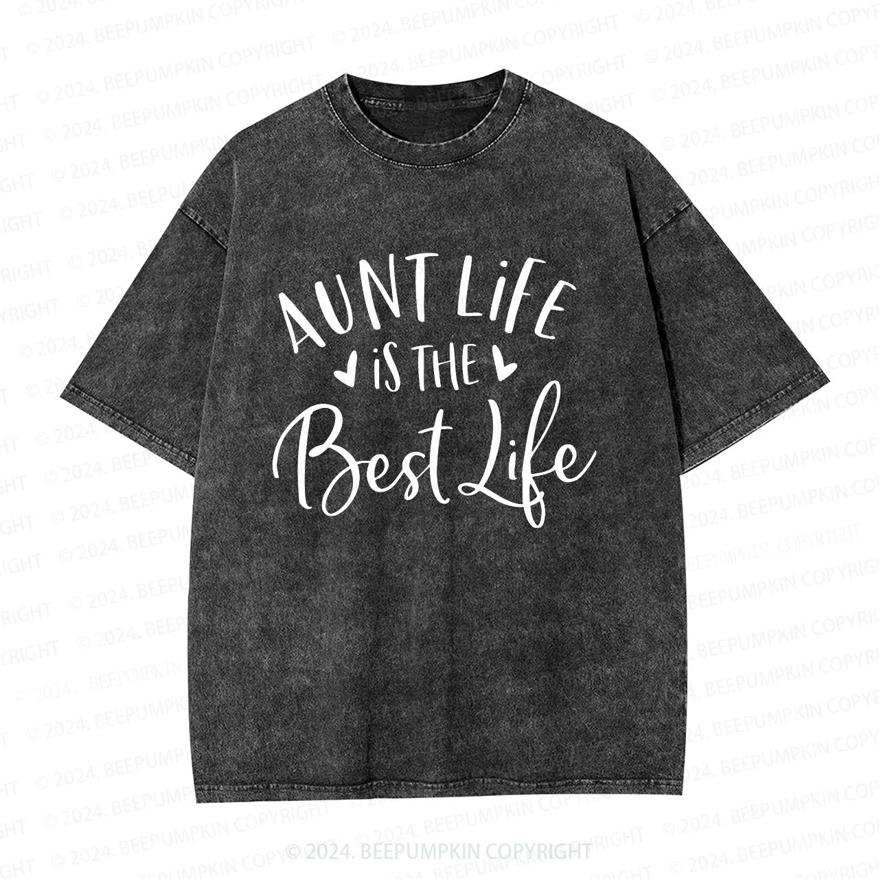 Aunt Life Is The Best Life Aunt Washed T-Shirts 
