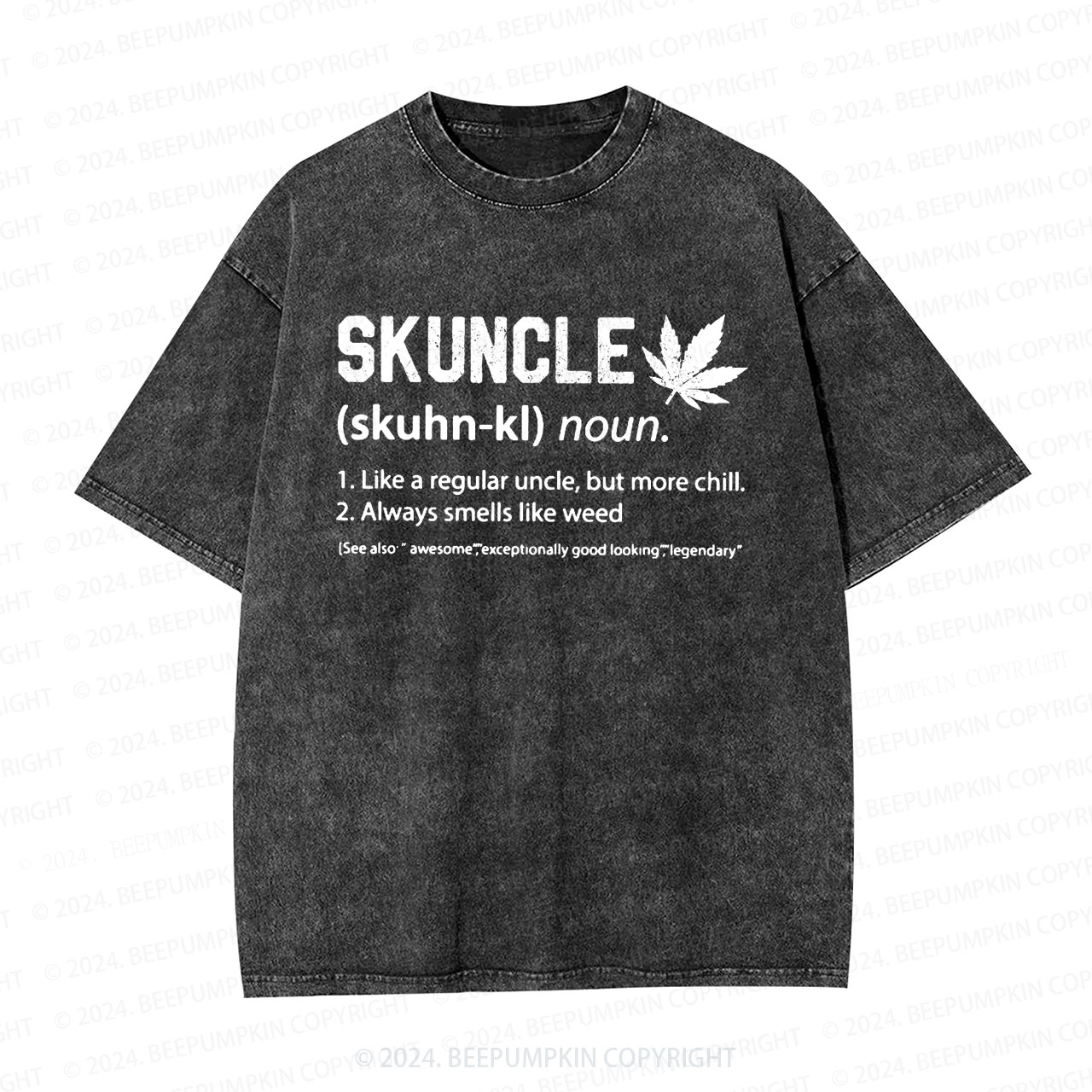  Skuncle Definition Uncle Washed T-Shirts 