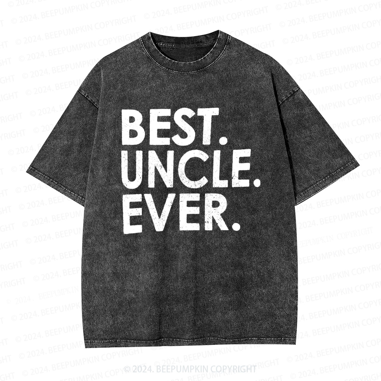 Best Uncle Ever Uncle Washed T-Shirts 
