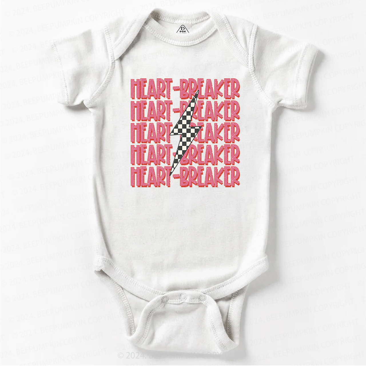 Heart Breaker Valentine Bodysuit For Baby