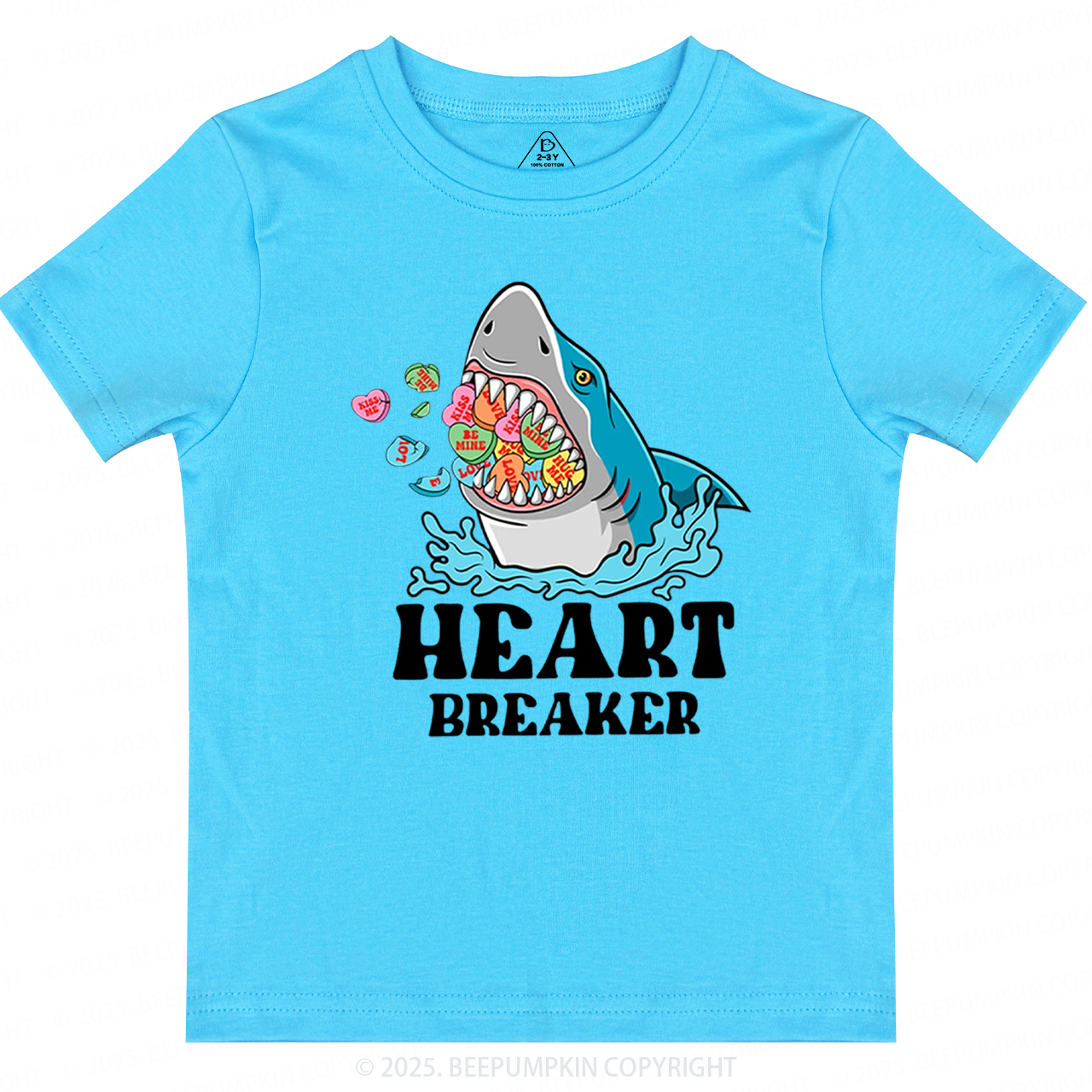 Heart Breaker Valentines Day Toddler&Kids Tees Beepumpkin