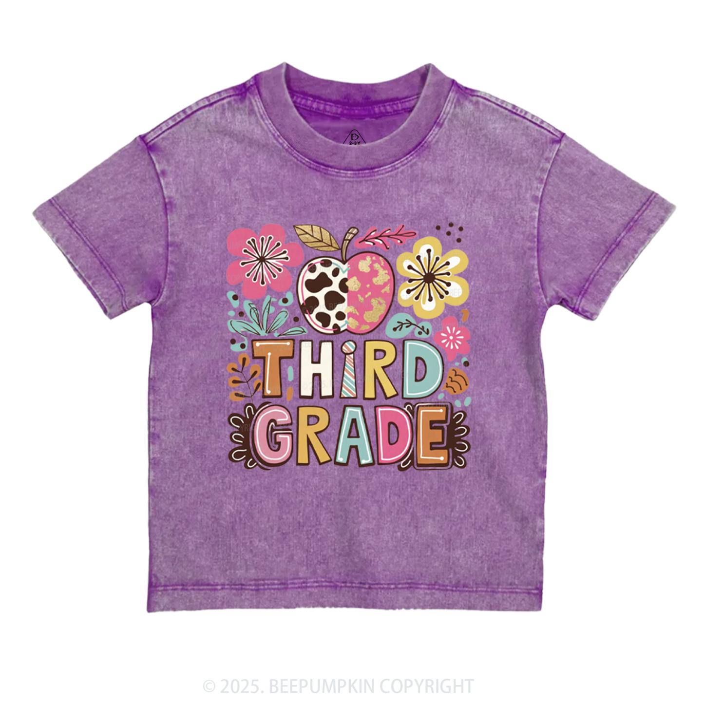Personalized Apple Blossoms Toddler&Kids Washed Tees