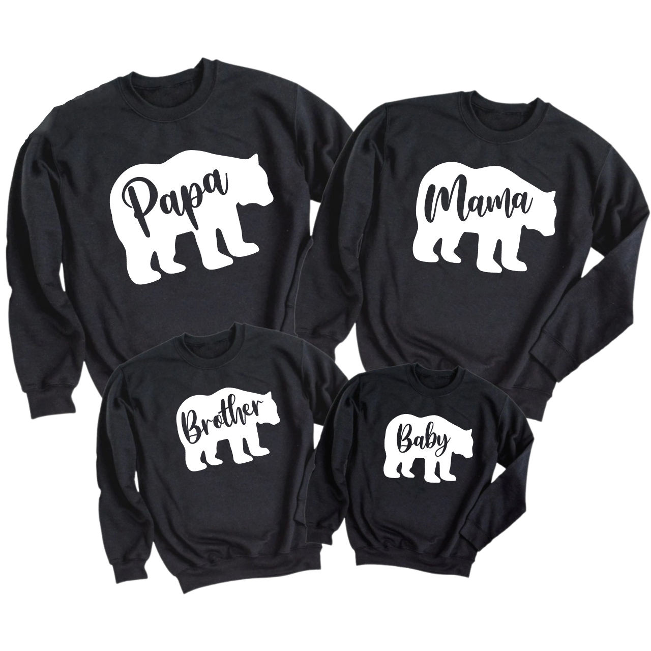 Bear Group Family Matching Sweatshirts