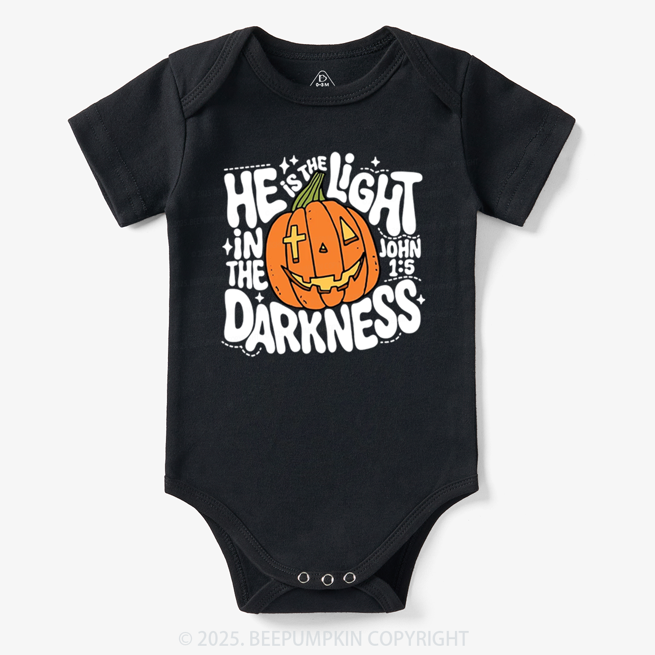 He Is The Light In The Dark Halloween Bodysuit Beepumpkin