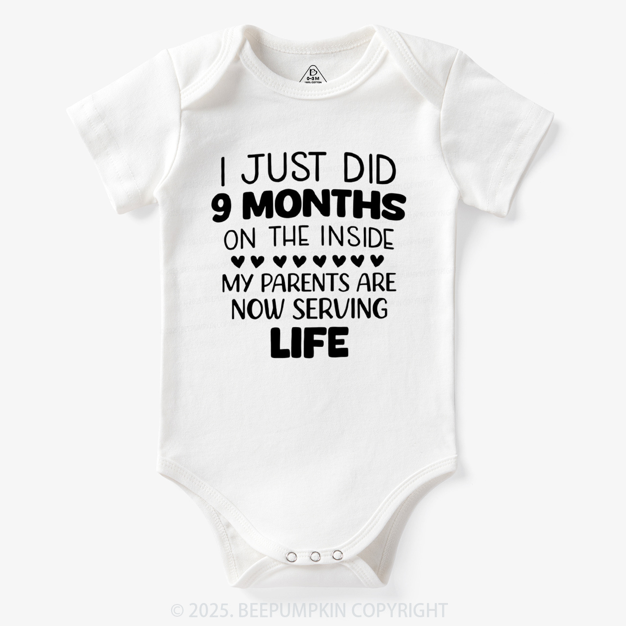 I Just Did 9 Months On The Inside Bodysuit Beepumpkin 7