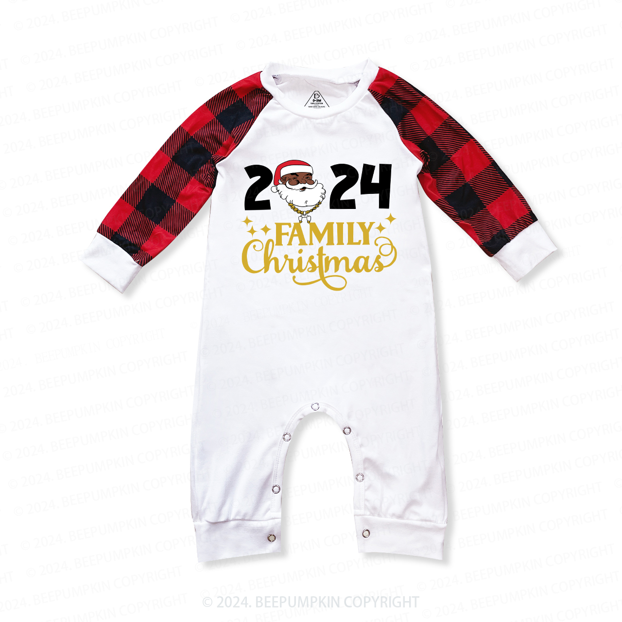 Santa Family Christmas 2024 Party Pajamas Beepumpkin