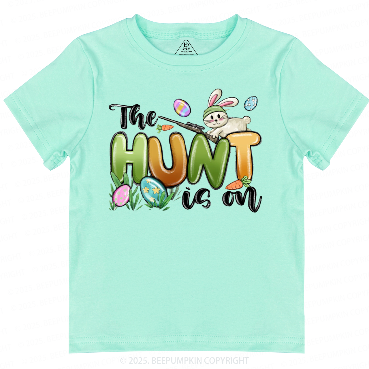 The Hunt Is On Easter Toddler&Kid's Tees Beepumpkin