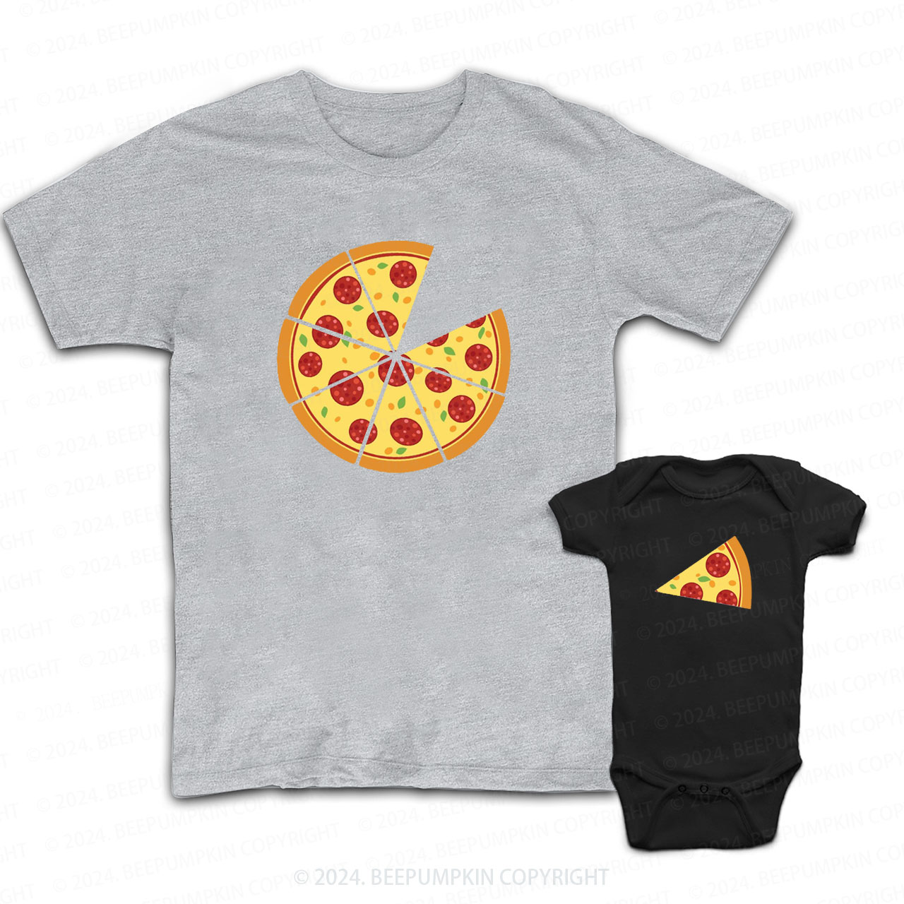Funny Pizza Daddy And Me Matching Shirt