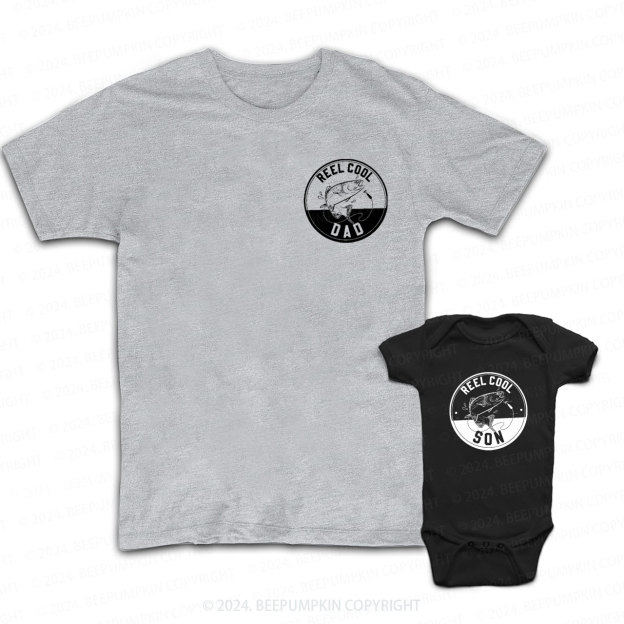 Reel Cool Dad Daddy And Me Matching Shirt