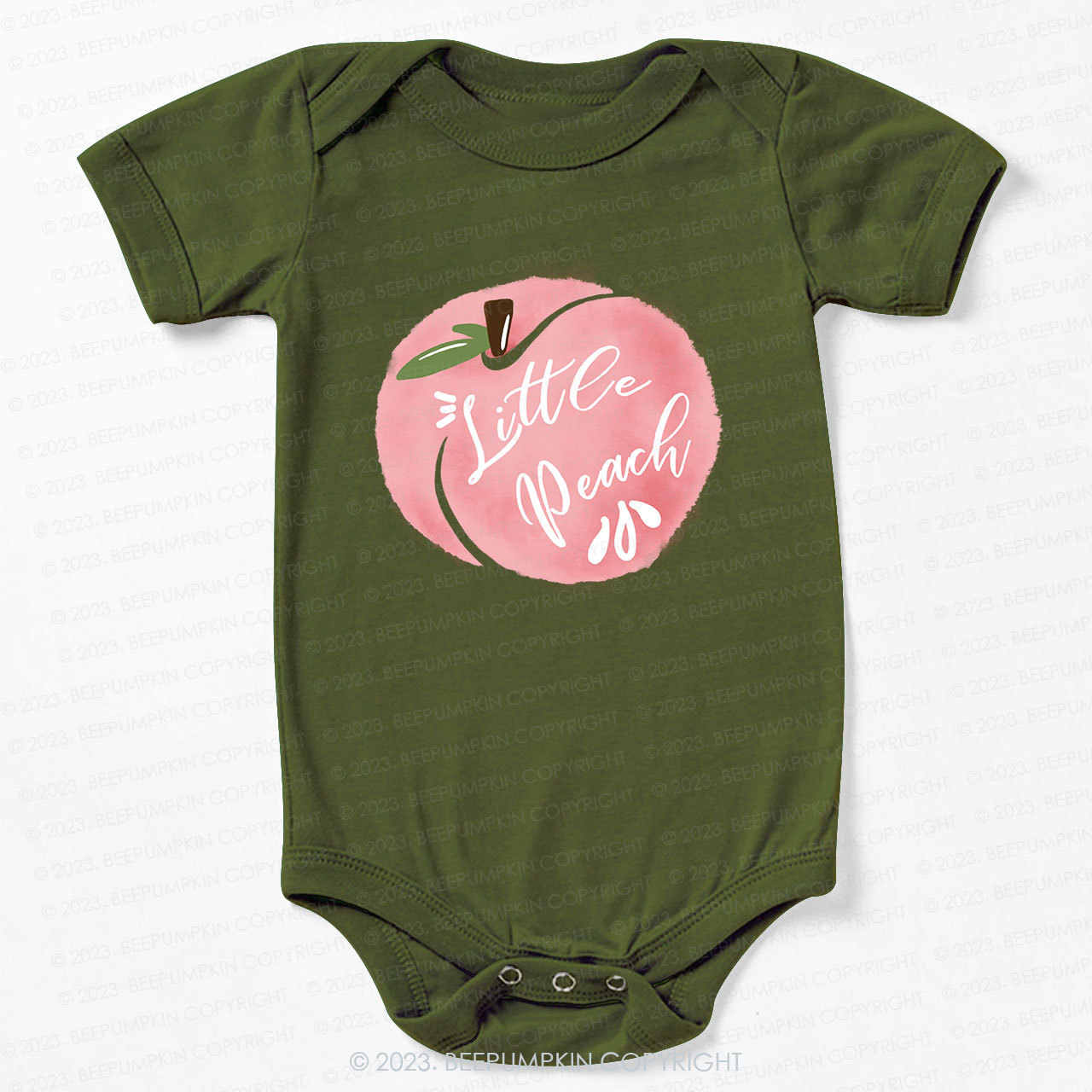 Baby  Peach Bodysuit For Baby 