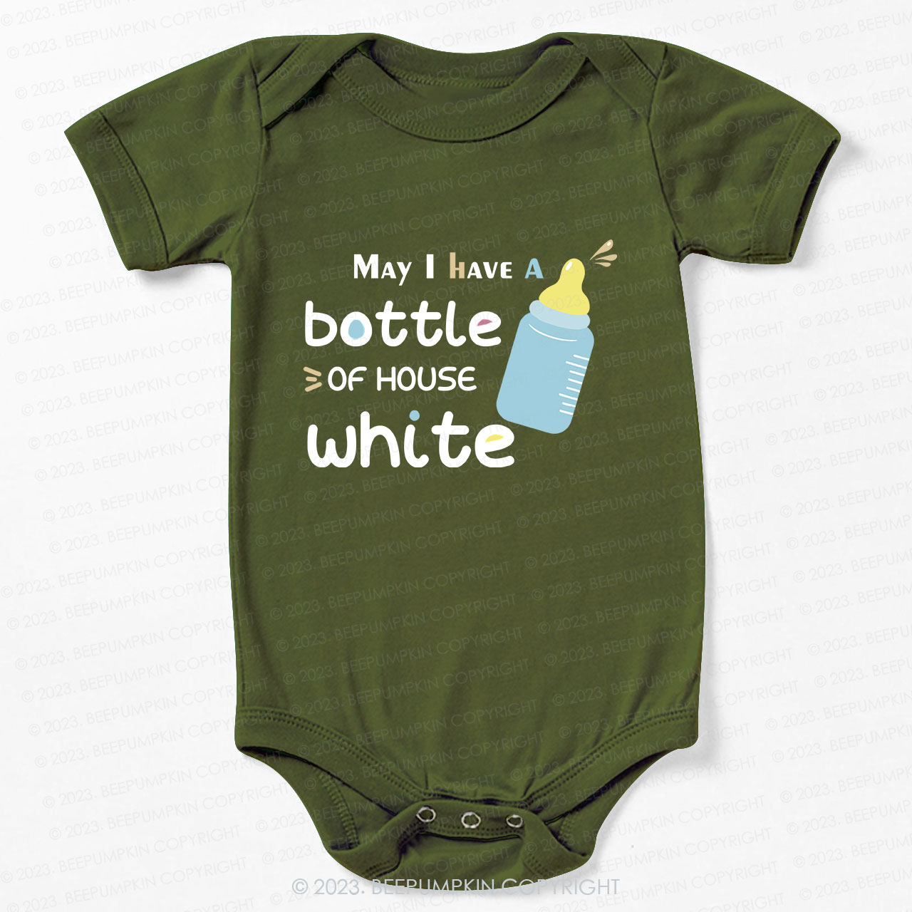 House White Bodysuit For Baby 