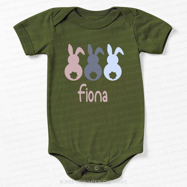 Three Rabbits Bodysuit For Baby 