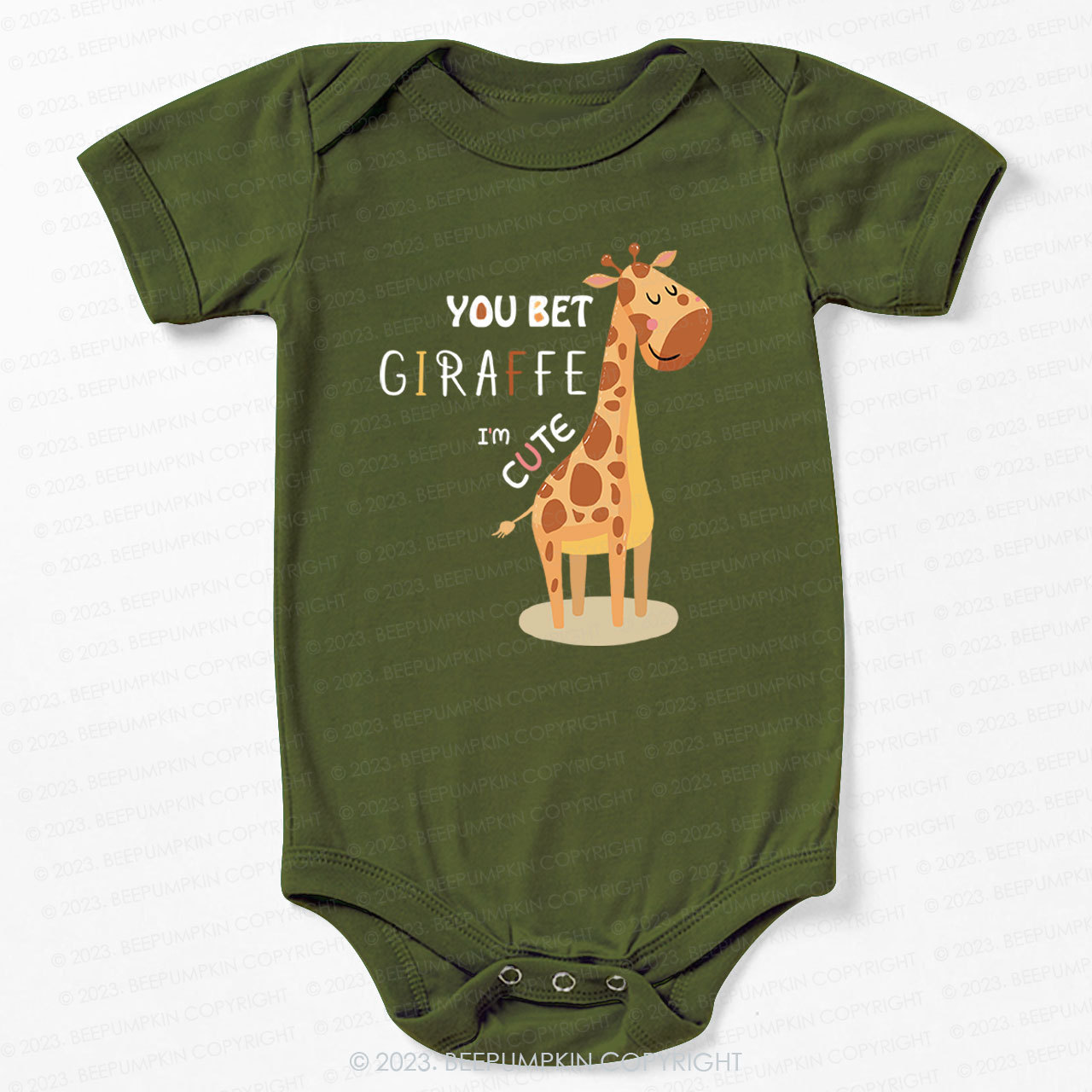 Giraffe Bodysuit For Baby 