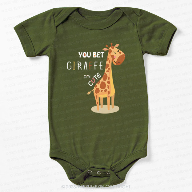 Giraffe Bodysuit For Baby 