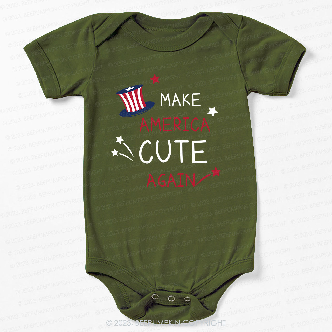 Make America Cute Again Bodysuit For Baby 