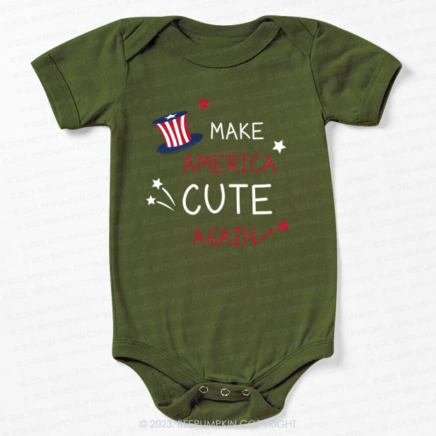 Make America Cute Again Bodysuit For Baby 