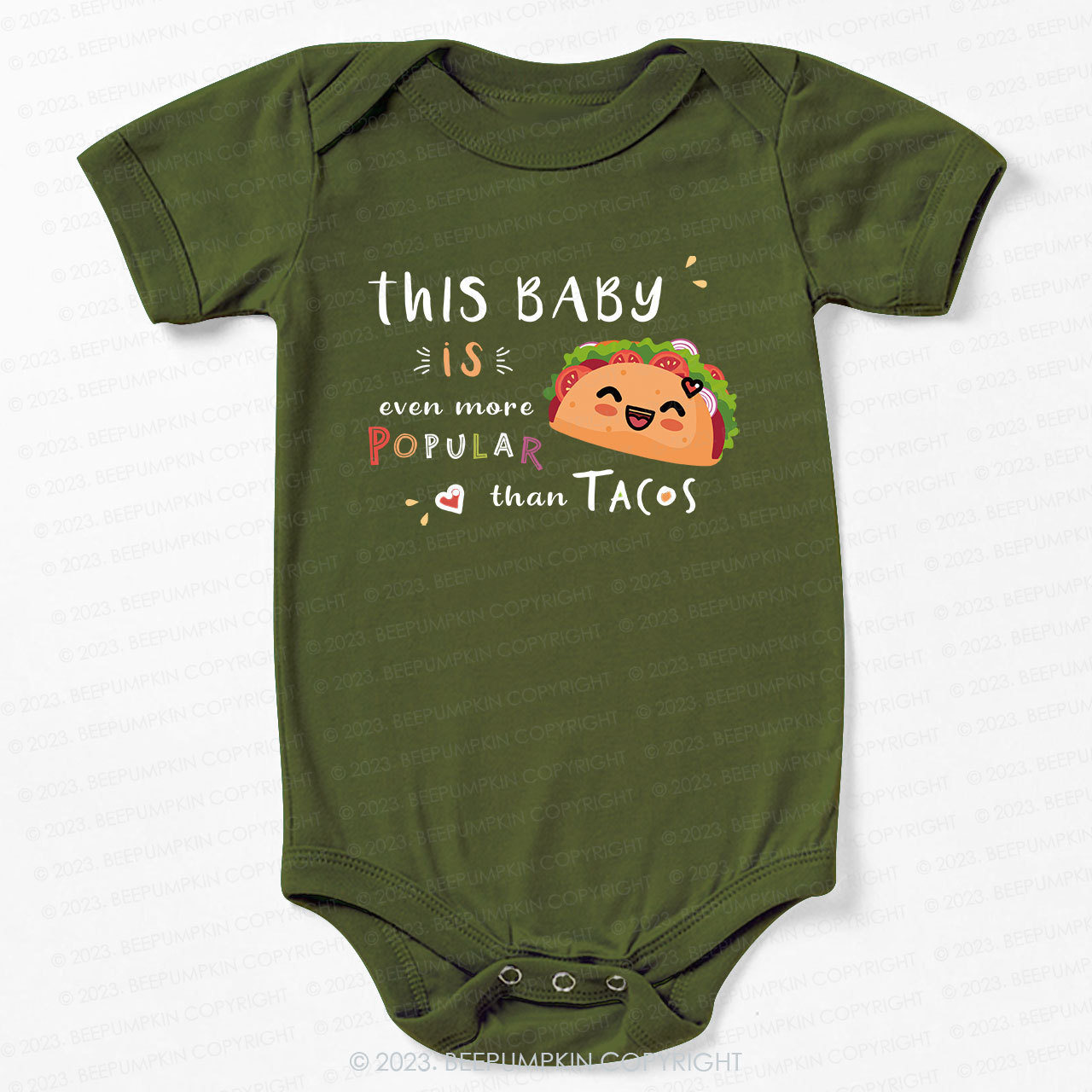 Popular Than Tacos Bodysuit For Baby 