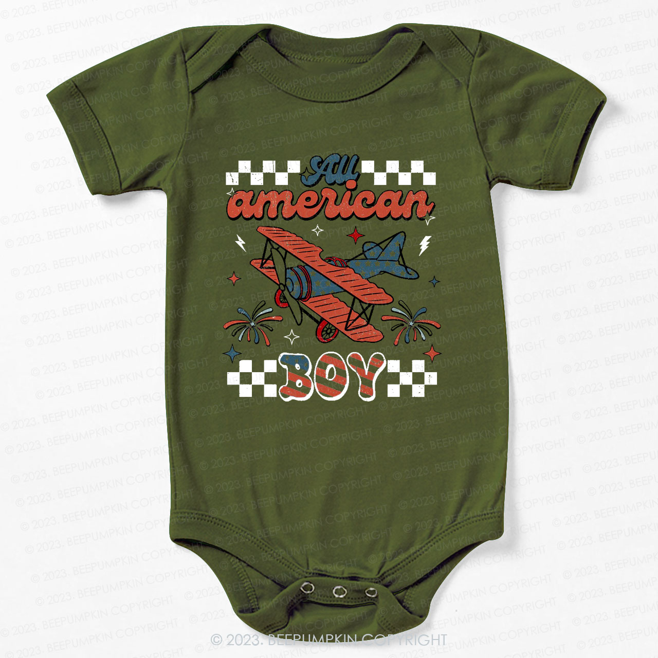 Fourth Of July Bodysuit For Baby 