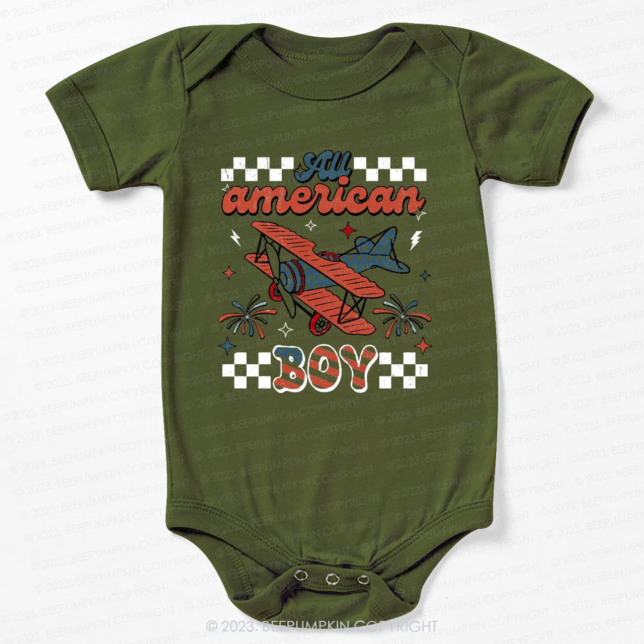 Fourth Of July Bodysuit For Baby 
