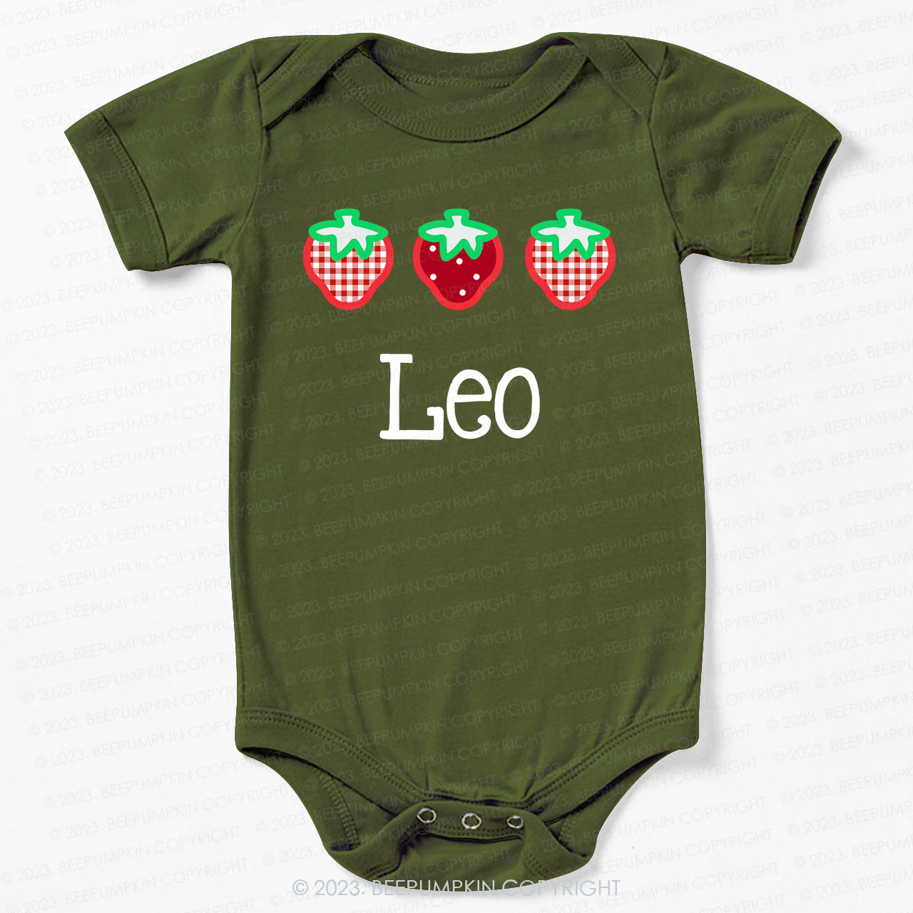 Strawberry Picking Bodysuit For Baby 