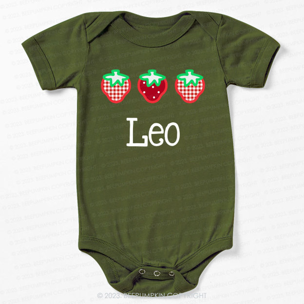 Strawberry Picking Bodysuit For Baby 