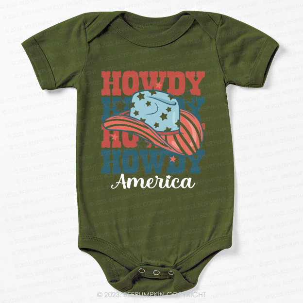 Howdy Cowboy Bodysuit For Baby 