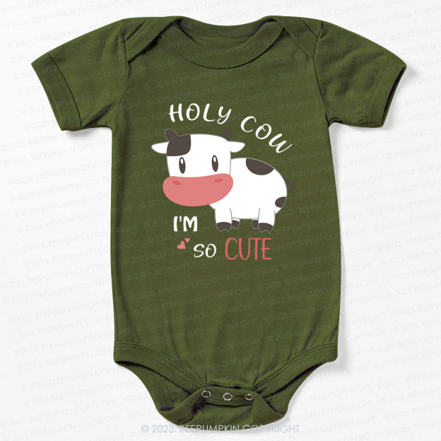 Holy Cow Bodysuit For Baby 