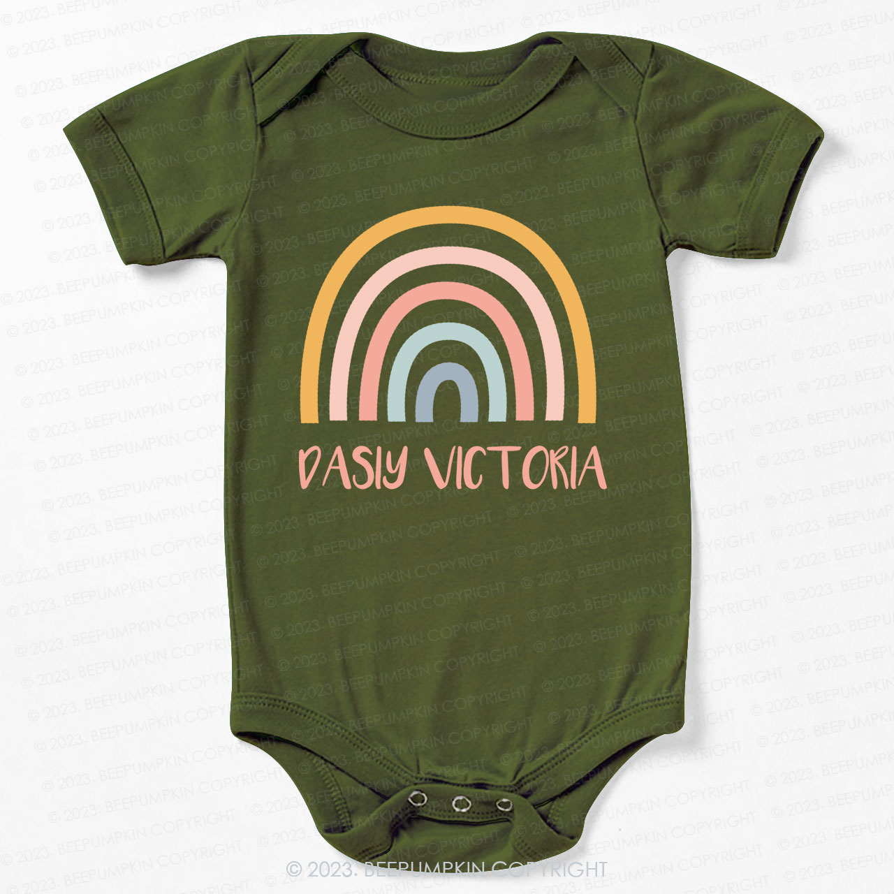 Rainbow Colorful Bodysuit For Baby 