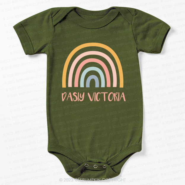 Rainbow Colorful Bodysuit For Baby 