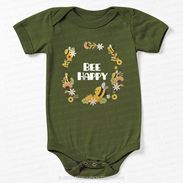 Bee Happy Bodysuit For Baby 