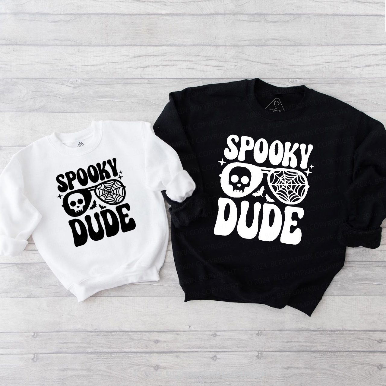 Spooky Dude Halloween Family Matching Sweatshirt