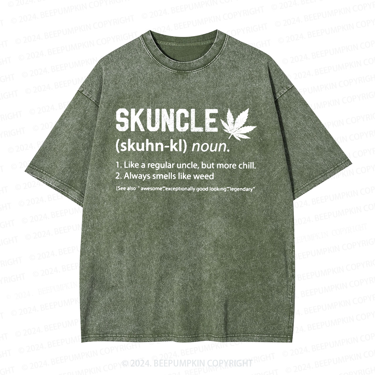  Skuncle Definition Uncle Washed T-Shirts 