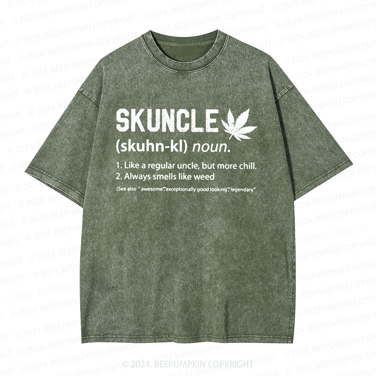  Skuncle Definition Uncle Washed T-Shirts 