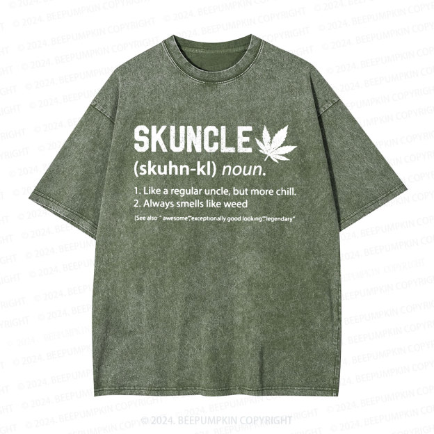  Skuncle Definition Uncle Washed T-Shirts 
