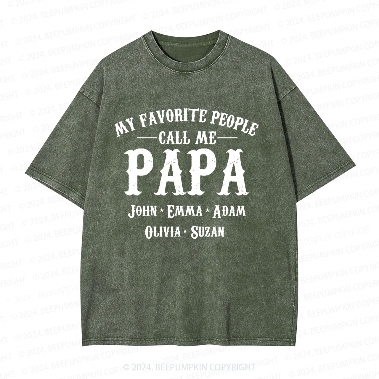 Be Nice To Me My Wife Is Pregnant Dad Washed T-Shirts Dad Washed T-Shirts  Sale-Beepumpkin™