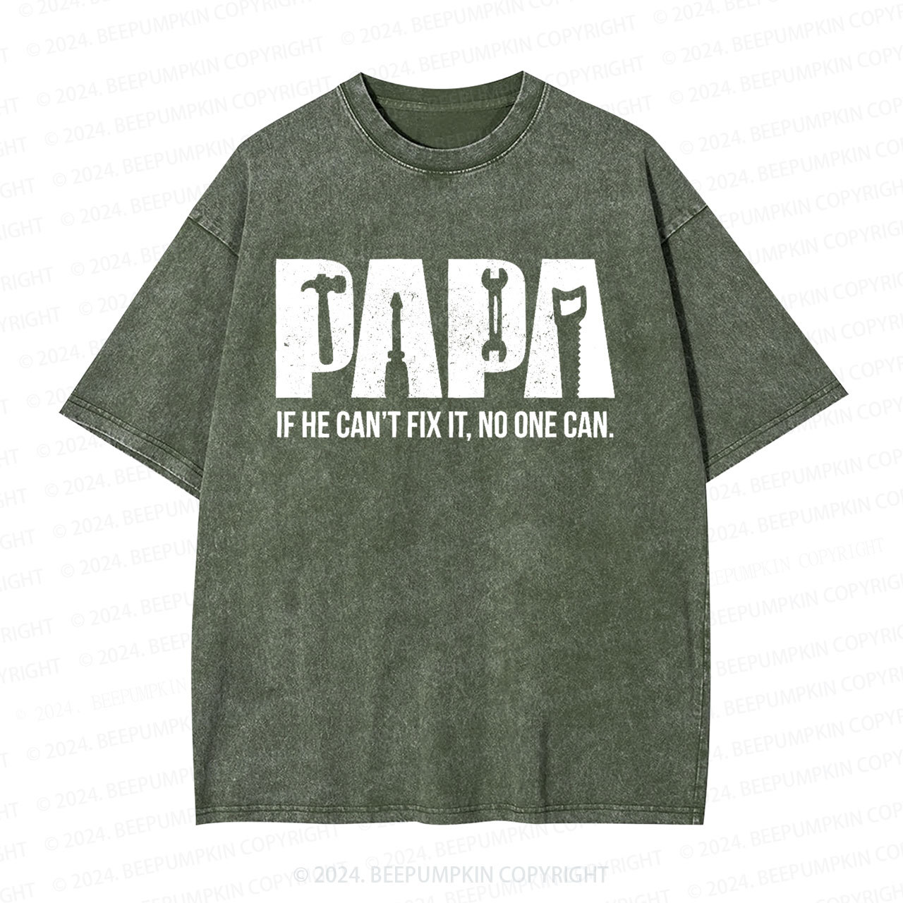 Fixer of Things Dad Washed T-Shirts 