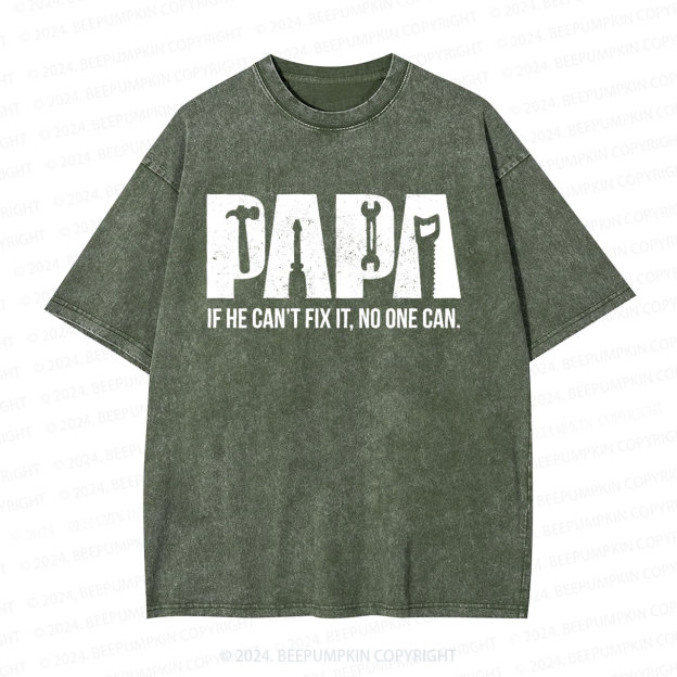 Fixer of Things Dad Washed T-Shirts 