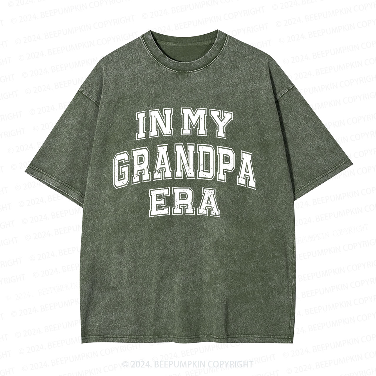 In My Grandpa Era Grandparents Washed T-Shirts 