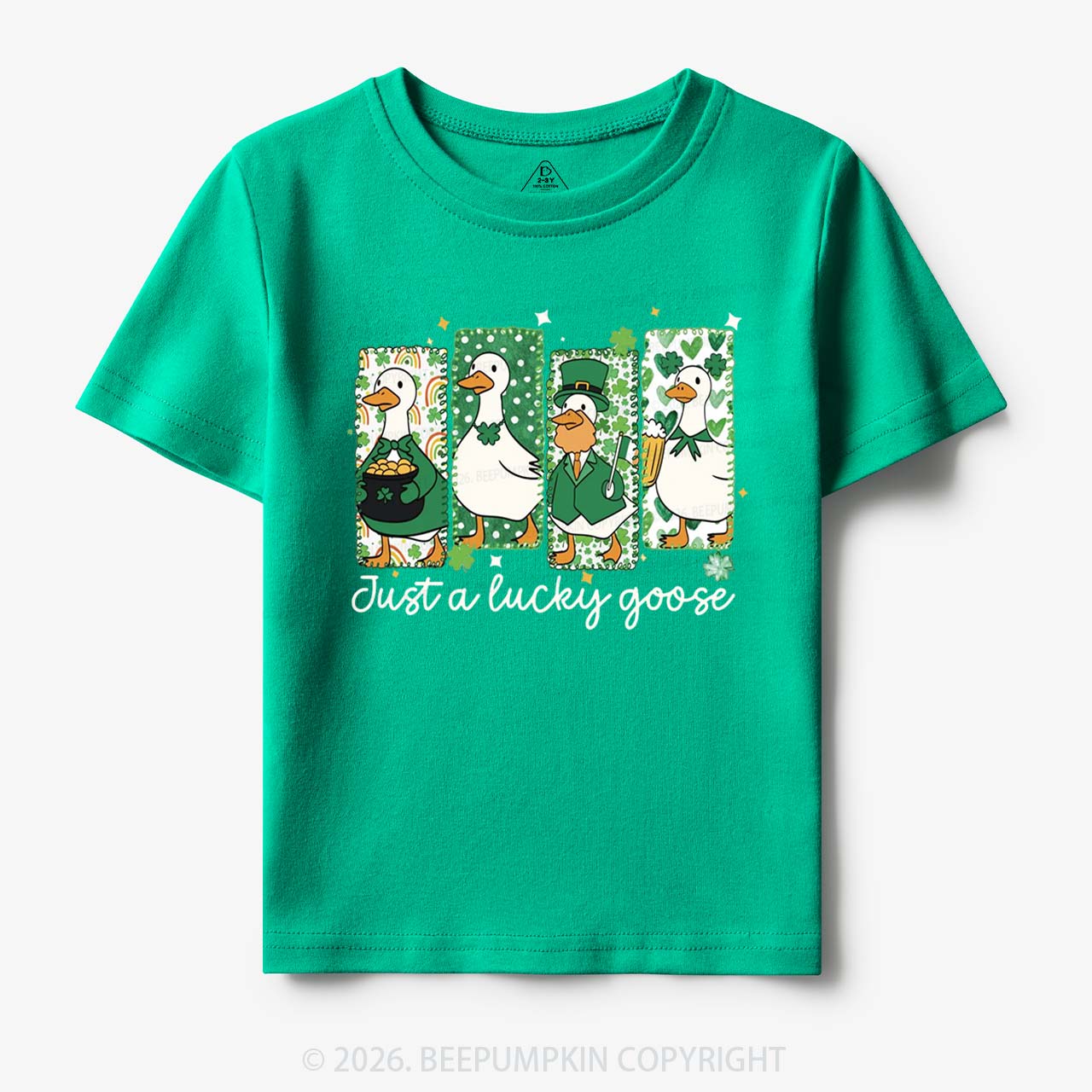 Holiday Goose St Patrick's Day Toddler&Kid's Tees Beepumpkin 7