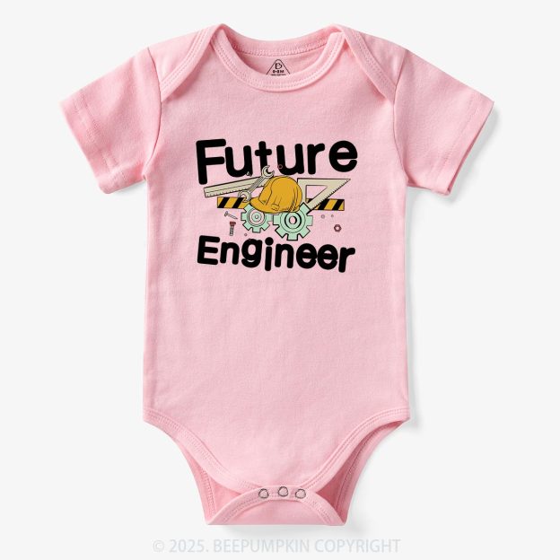 Mechanical Future Engineer Bodysuit For Baby