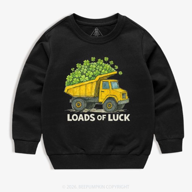 Loads Of Luck St. Patrick's Day Kid's Sweatshirt