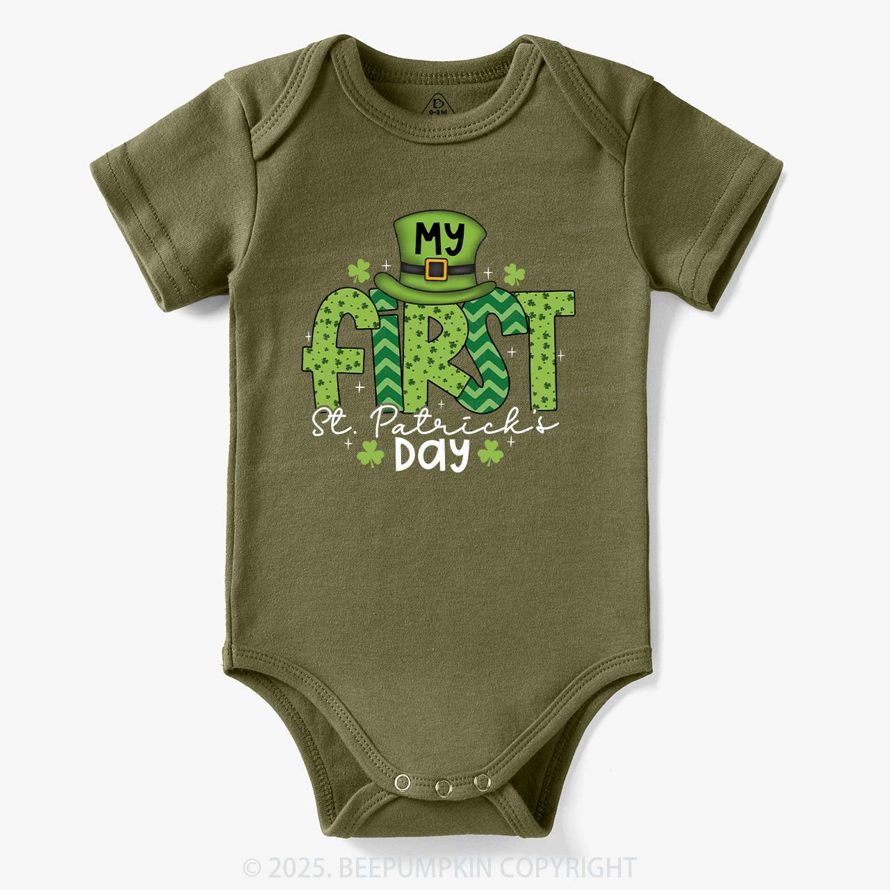 Baby’s First Luck St. Patrick's Day Bodysuit Beepumpkin