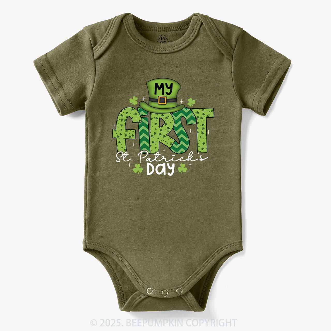 Baby’s First Luck St. Patrick's Day Bodysuit Beepumpkin